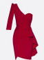 Preview: Kleid  Jessica rot Oneshoulder