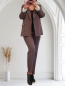 Preview: Blazer und Hose Set braun